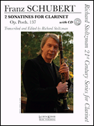 TWO SONATINES FOR CLARINET BK/CD cover